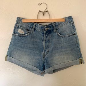 H&M High Waist Shorts Sz 10